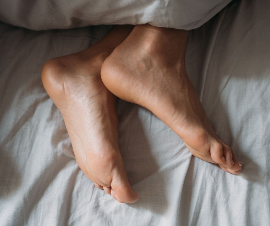Burning Feet at Night: Common Causes and Treatments 1 feet in bed
